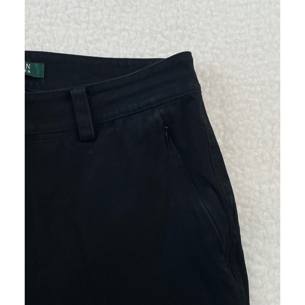 LAUREN RALPH LAUREN • Green Label Black Ankle-Cut Trousers, 4 - Picture 8 of 12